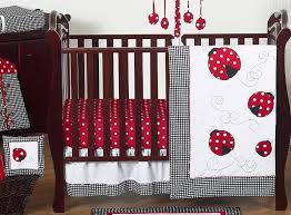 Amazon Com Red And White Polka Dot Ladybug Baby Girl Bedding 11pc Crib Set Baby