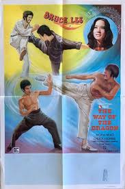 The Way Of The Dragon Movie Poster Featuring Bruce Lee And Chuck Norris 1972 Hong Kong Title Of Meng Long Guo Ji Way Of The Dragon Bruce Lee Pictures Bruce Lee