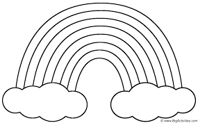 You can use our amazing online tool to color and edit the following cloud coloring pages. Rainbow With Clouds Coloring Page Nature