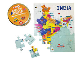 Make your own photo puzzle with shutterfly. Cocomoco Kids India Map Jigsaw Puzzle 30 Pieces Stem Toy For 2 3 4 6 Year Old Boys And Girls Multicolor Buy Online In Belize At Belize Desertcart Com Productid 156131609