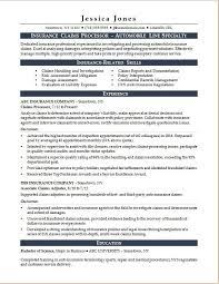 Fill out the form below. Insurance Claims Processor Resume Sample Monster Com