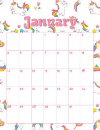 Cute January 2020 Calendar Printable Images Magic Calendar 2019 Printable In 2020 Kids Calendar Calendar Printables January Calendar