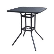 This will ensure that you have the. Shop Garden Treasures Pelham Bay 33 In X 33 In Black Steel Frame Steel Top Square Patio Bar Height Bistro Table Outdoor Bistro Table Round Outdoor Dining Table
