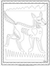 Dingo Coloring Pages Aboriginal Art For Kids Xray Art Aboriginal Dot Painting