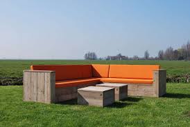 Block Lounge Eckbank Gartenmobel Aus Bauholz Eckbank Garten Garten Lounge Terassenideen