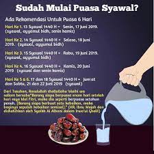 Hukum Menggabungkan Niat Puasa Syawal Senin Kamis Dan Ayyamul Bidh Hijrah Islam Self Reminder Islam