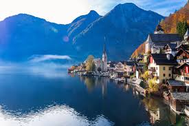 Самые высокие горы в австрии. Oboi Dlya Rabochego Stola Hallshtatt Alp Avstriya Gora 5472x3648