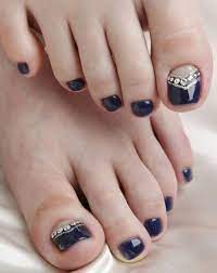53 divertidos diseños de uñas para pies belleza de mujeres. Decorado De Unas Con Piedras Para Pies Colores Unas