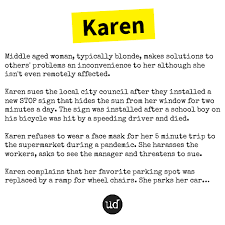 Check spelling or type a new query. Urban Dictionary Karen Https Ud Wtf 30b1oep Facebook