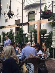 Things are heating up outdoors so we'll just cool down inside 🍸. Patio At Blue Door Kitchen Bild Von Blue Door Kitchen Garden Chicago Tripadvisor