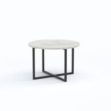 White, round, coffee tables : Crozz Round Coffee Table Online Office Furniture In Dubai