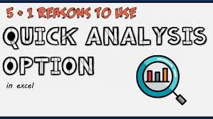 5 1 Reasons You Should Use Excels Quick Analysis Option