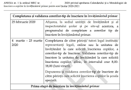 Înscrieri clasa pregătitoare an şcolar 2020/2021 telverde 0800816234. Proiectul Calendarului De Inscriere In Clasa PregÄƒtitoare 2020 Publicat De Minister Inscrierile In Clasa PregÄƒtitoare Vor Incepe In 4 Martie Edupedu Ro