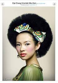 Afro Chinese Dauerwellen Haar Afro Haare Naturliche Frisuren