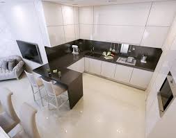 If your kitchen island has cabinets, painting them black is a great way to subtly get in on the trend. Small Kitchen Ideas Black And White Novocom Top