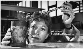 Ms. Frances Warnock, food technologist, during tests