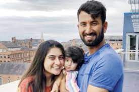 Pujara had on january 1 taken to instagram to break the news that he and his wife were expecting a little bundle of joy this year. Cheteshwar Pujara And Wife Puja Celebrate Daughter S First Six Months