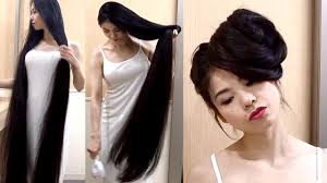 Every occasion requires a different look, so what's a girl to do? Realrapunzels Very Long Hair Very Big Buns Preview Youtube