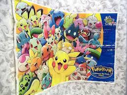 Pokemon Pokepark The Park Sold 2005 Plastic Leisure Picnic Sheets Pokemon Kids Toys Kids