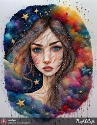 Daylily photo edited to look like a painting