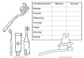 reward charts for healthy teeth