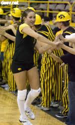 Iowa volleyball makes BTN debut
