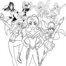 Check spelling or type a new query. Dc Super Hero Girls Coloring Pages Learny Kids