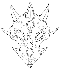 drachenmaske ausmalbild dragon mask coloring page crafts coloriage captain america