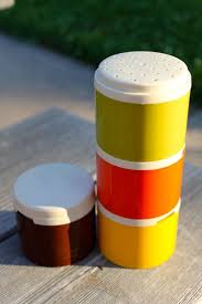 Vintage Tupperware Stackable Spice Containers 70s Colors Retro Vieux Jouets Souvenirs D Enfance Enfance