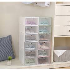 Great savings & free delivery / collection on many items. 4pcs Set Thickened Flip Shoes Transparent Drawer Case Plastic Shoe Boxes Stackable Box Storage Box Shoe Storage Organizer Shoe Racks Organizers Aliexpress