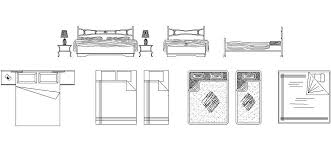 Dwg Yatak Tefrisleri Yatak Mobilya Autocad