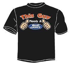 This Guy Needs A Bud Light Tshirt By Homedecorbypaige On Etsy 17 25 T Shirt Bud Light Mens Tops