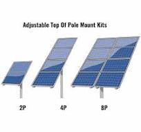 RPS Top-of-Pole Solar Panel Mount Kits