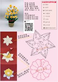 Come lavorare i fiori a uncinetto facile e veloce. é'©é'ˆæ¯›çº¿èŠ± æ°´ä»™èŠ± Fiori All Uncinetto Fiori Fatti All Uncinetto Schema Uncinetto