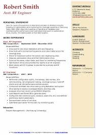 Here's the last one cv template in our list of engineering resume examples. Rf Technician Resume Sample April 2021