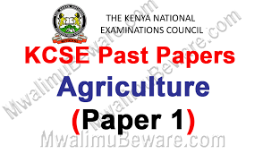 Learn how to analyse journal performance with and beyond journal impact factors. Kcse Past Papers Agriculture 2018 443 1 Mwalimu Beware