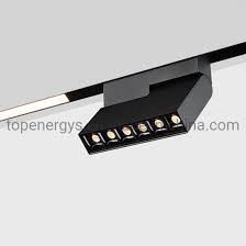 China Magnetic Track Lights Aluminum Ceiling Recessed Suspended Creative 0 5m 1m Led Magnetic Lights Tracking Rail Lighting Industrial China Magnetic Led Light Led Magnetic Light