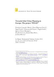 Towards Solar Urban Planning in Europe: The Project "POLIS" by Planum. The  Journal of Urbanism