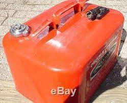 Vintage Antique Kiekhaefer Mercury 6 Gallon Outboard Motor Fuel Gas Tank Can