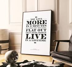 Burt Munro Worlds Fastest Indian Movie Quote Poster 'LIVE More in 5 MINUTES'  Typography Classic Motorcycle Life Speed *instant Download* - Etsy