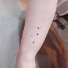 Small Bird Tattoos For Guys Flying Birds On The Left Forearm Wrist Tattoos For Guys Small Wrist Tattoos Wrist Tattoos