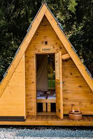 To avoid choosing wrongly, it would be if you want to create a personalized space for yourself, a tiny cabin is suitable. A Frame Tiny Houses How To Build Free Tiny House A Frame Plans The Tiny Life