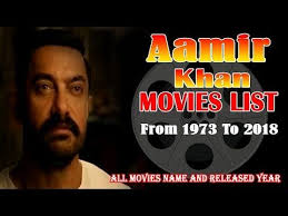 Aamir Khan Movies List 1973 2018 Bollywood News Aamir Khan Movie List Bollywood News