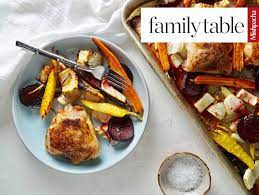 One Pan Citrus And Beet Roasted Chicken Thighs Recipe