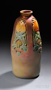 20th Century Design Sale 2626b Lot 123 Zsolnay Art Nouveau Vase Art Pottery Intertwined Lotus Decoration Pottery Art Ceramic Art Art Nouveau Jewelry