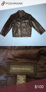 Men S Banana Republic Leather Jacket Genuine Leather Men S Jacket By Banana Republic It Is In Excellent Conditi Leather Jacket Genuine Leather Jackets Jackets