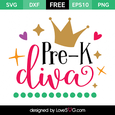 Pre K Diva Lovesvg Com Free Svg Svg Svg Free Files