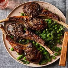 Pan Fried Lamb Chops With Minted Pea Salad Recipe On Food52 Recipe Lamb Chops Lamb Chops Marinade Recipes