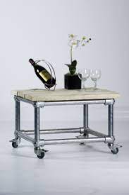 verrijdbare salontafel steigerbuis meubelen meubels salontafel pijpmeubels