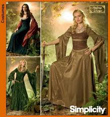Simplicity 4940 Womens Lord Of The Rings Or By Patternsandpieces Arwen Dress Costume Sewing Patterns Medieval Gown